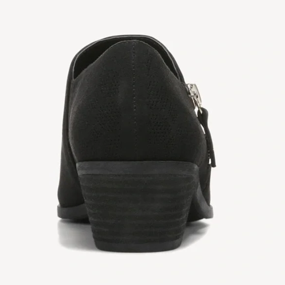 Dr. Scholl's 9.5 Brief Black Microfiber Ankle Bootie Boots - Picture 6 of 10